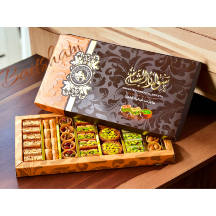 بوكس حلويات شامية مشكلة VIP 500غ – سوار الشام