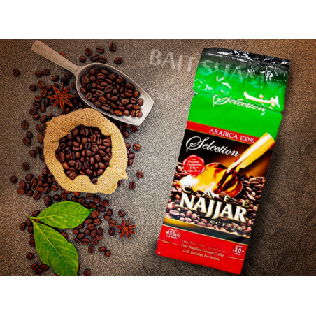 Café Najjar classique avec cardamome 450g vert